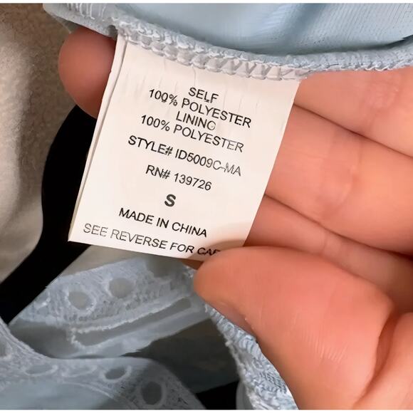 Pink Blush Maternity Maxi Dress - Floral – Powder Blue (Women’s Small, NWT) - Picture 7 of 8